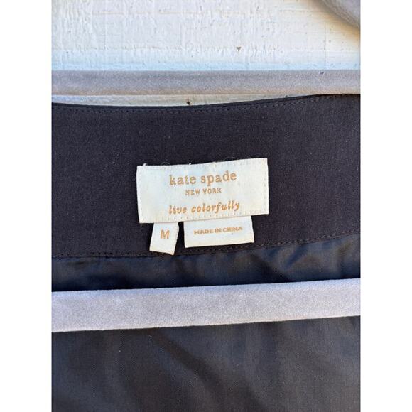 Kate Spade 100% Silk Blouse, Sleeveless, Black, Pleated Detailing, Size M‎ - Picture 4 of 7